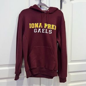 Iona Prep Gael’s Hoodie. Maroon. Size M